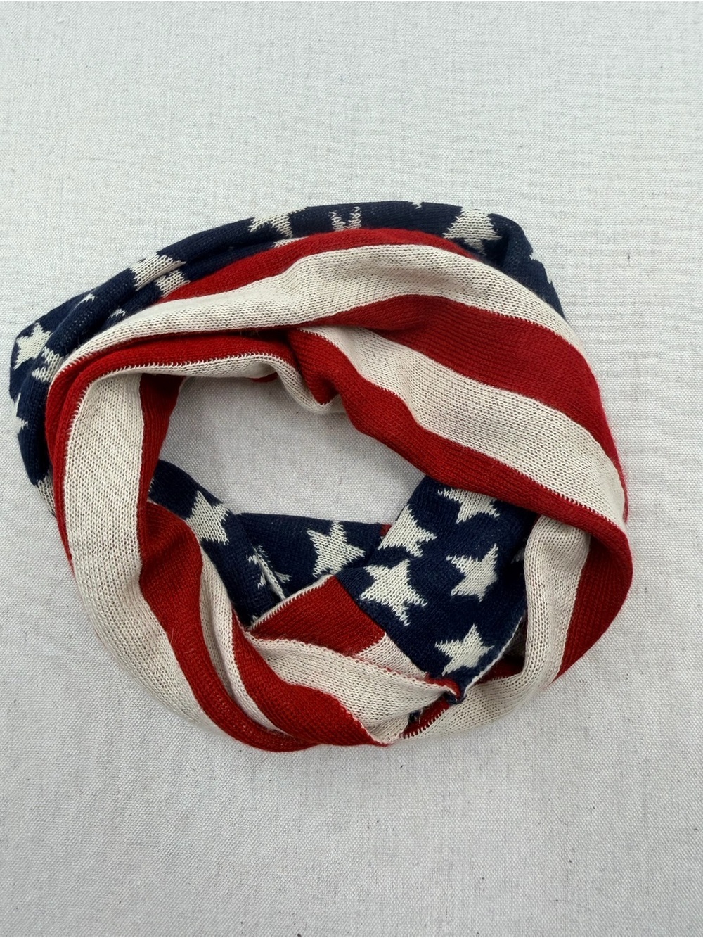 American Flag Infinity Scarf - Red, White & Blue